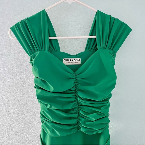 Chiara Boni La Petite Robe Cristal Ruched Sweetheart Mini Dress EU 38 size 2 - Picture 7 of 16